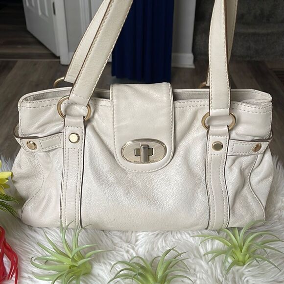 MICHAEL KORS LEATHER SHOULDER BAG - Picture 1 of 13